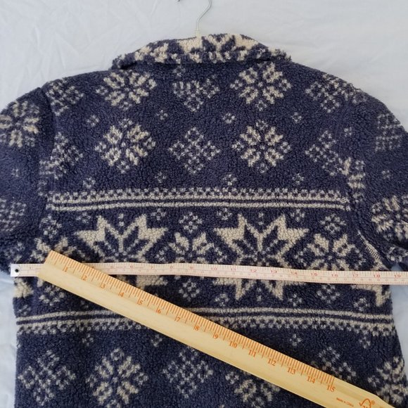 Women’s White Stag Cardigan Sweater Blue and White Ladies size S - Picture 5 of 9